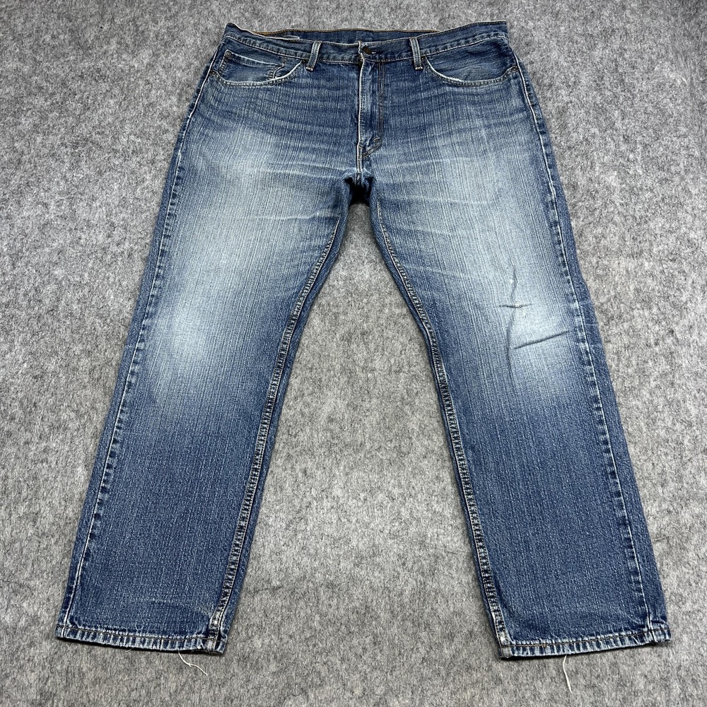 Levis 559 Jeans Mens 38x30 Blue Medium Wash Relaxed Fit Straight Denim Pants